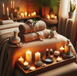 home body spa setup
